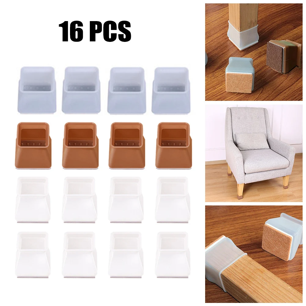 16 Pcs Silicone Chair Leg Cover Chair Feet Protectors Furniture Silicon Felt Chair Leg Cap Protection Cover Furniture Component
16 Pcs Silicone Chair Leg Cover Chair Feet Protectors Furniture Silicon Felt Chair Leg Cap Protection Cover Furniture Component
