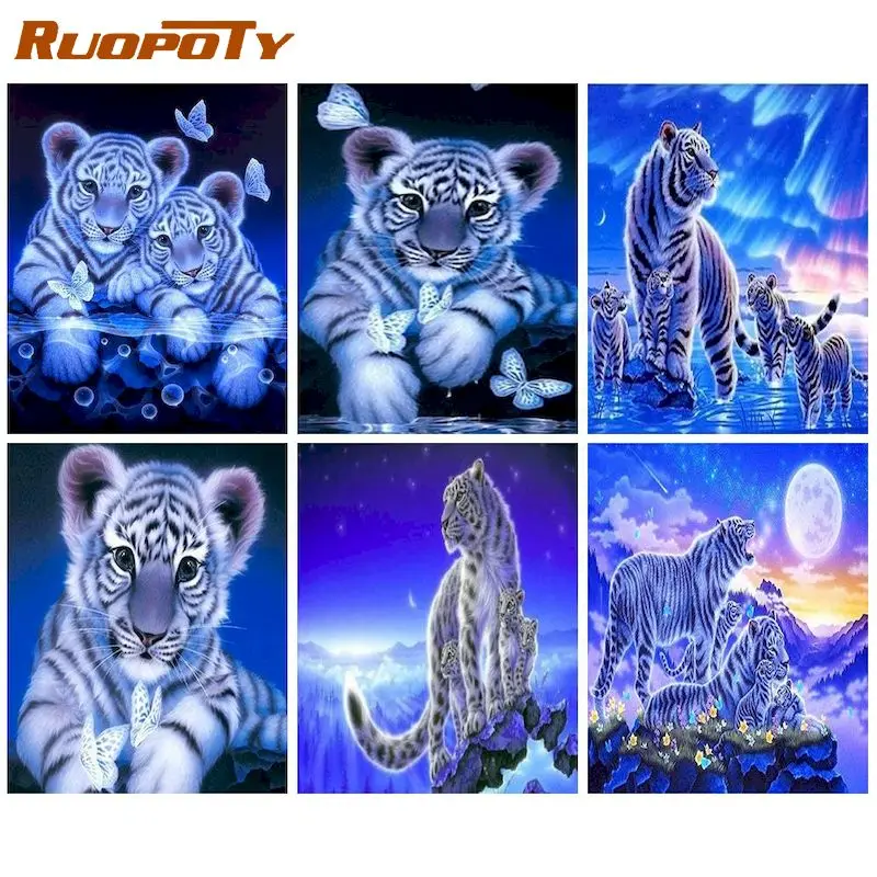 RUOPOTY Diamond Painting Full Square New Arrival Animal 5D Diamond Embroidery Cross Stitch Tiger Home Decor
RUOPOTY Diamond Painting Full Square New Arrival Animal 5D Diamond Embroidery Cross Stitch Tiger Home Decor