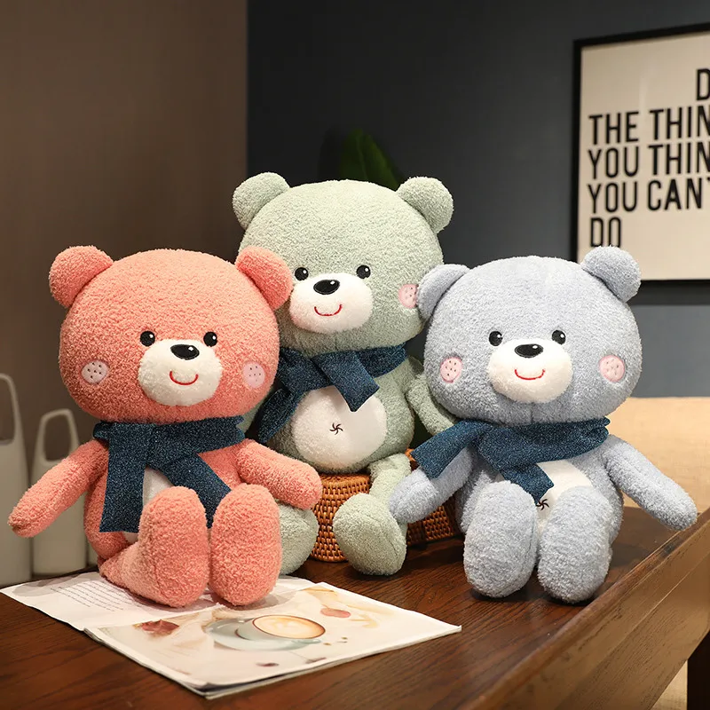 60cm Kawaii Bear Plush Toy Stuffed Animal Soft Teddy Bear with Scarf Pillow Accompany Doll Toys for Kids Girl Birthday Xmas Gift
60cm Kawaii Bear Plush Toy Stuffed Animal Soft Teddy Bear with Scarf Pillow Accompany Doll Toys for Kids Girl Birthday Xmas Gift
