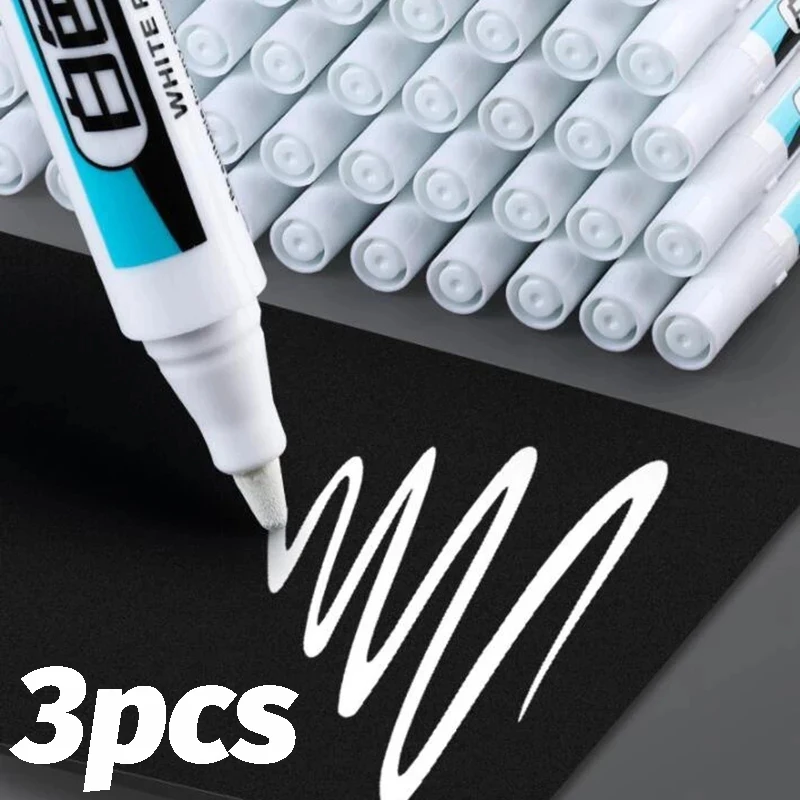 Withe Permanent Marker Pens for Metal Wood Glass Ceramics Panting Marker Oily White Pens Waterproof Tire Graffiti Industrial Pen
Withe Permanent Marker Pens for Metal Wood Glass Ceramics Panting Marker Oily White Pens Waterproof Tire Graffiti Industrial Pen