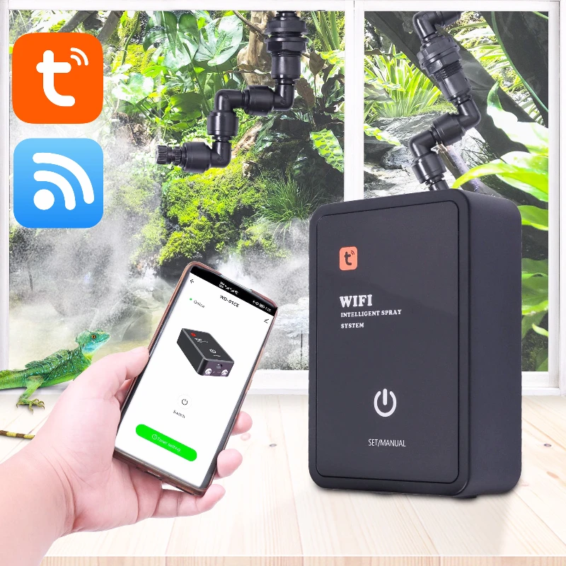 Intelligent Reptile Fogger Terrariums Humidifier Electronic Timer Automatic Mist Rainforest Spray System Kit Sprinkler Control
Intelligent Reptile Fogger Terrariums Humidifier Electronic Timer Automatic Mist Rainforest Spray System Kit Sprinkler Control