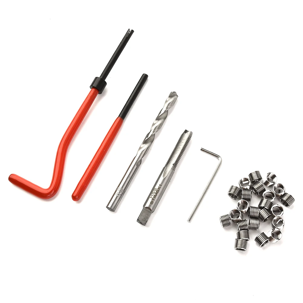 Driver Thread Repair Inserts Set 30pcs Bore Wire Installation Disassembly Car Spanner Spares Wrench Hand Tools
Driver Thread Repair Inserts Set 30pcs Bore Wire Installation Disassembly Car Spanner Spares Wrench Hand Tools