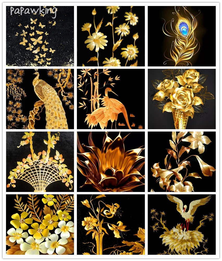 Full Diamond Golden Flowers Peacock 5D DIY Diamond Painting Art Rhinestone Cross Stitch Kit Home Mosaic Embroidery Wall Decor
Full Diamond Golden Flowers Peacock 5D DIY Diamond Painting Art Rhinestone Cross Stitch Kit Home Mosaic Embroidery Wall Decor