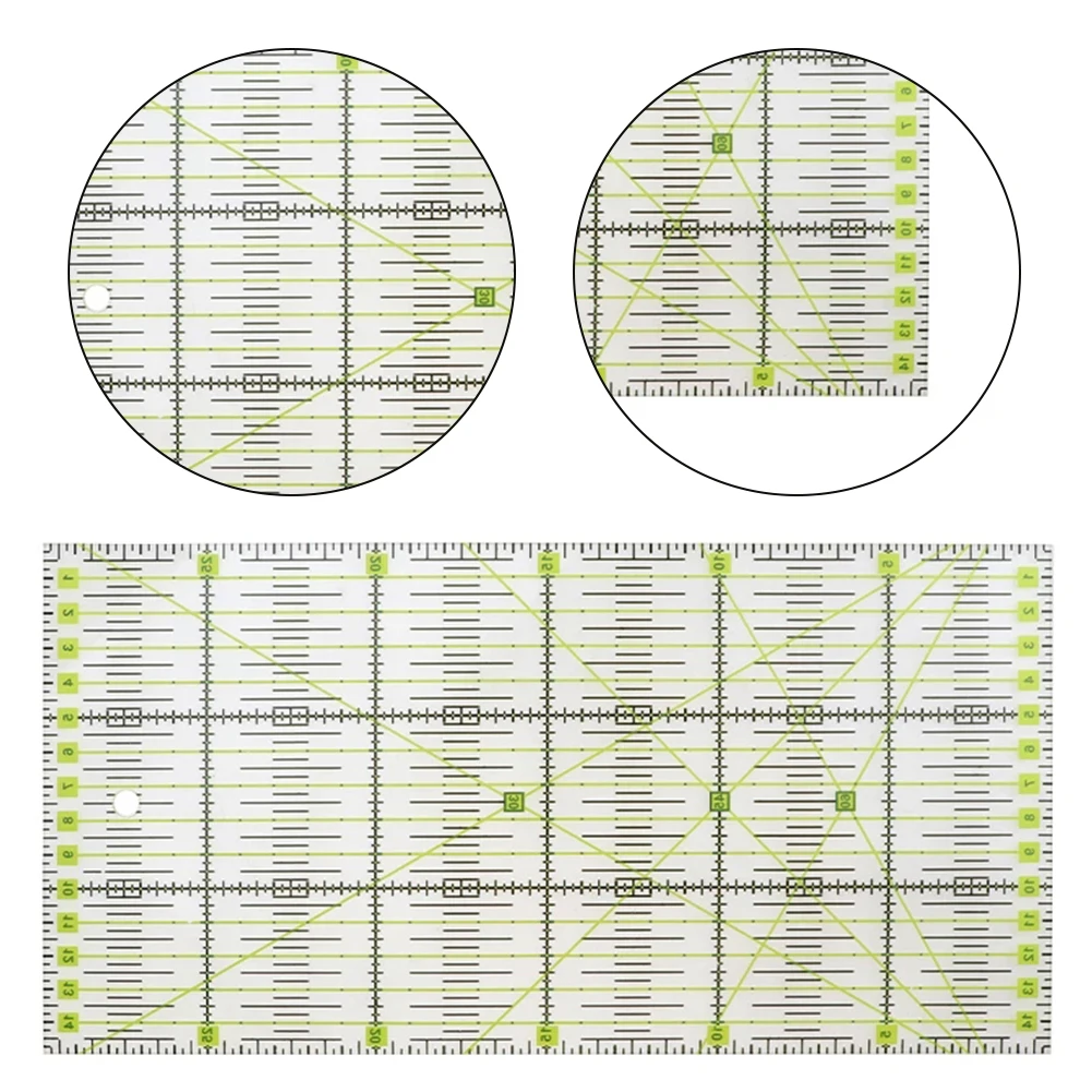 30cmx15cm Thick 3mm Patchwork Ruler Sewing Ruler Acrylic Cutting Ruler Hand Tool Measuringdrawingstitching Tool
30cmx15cm Thick 3mm Patchwork Ruler Sewing Ruler Acrylic Cutting Ruler Hand Tool Measuringdrawingstitching Tool