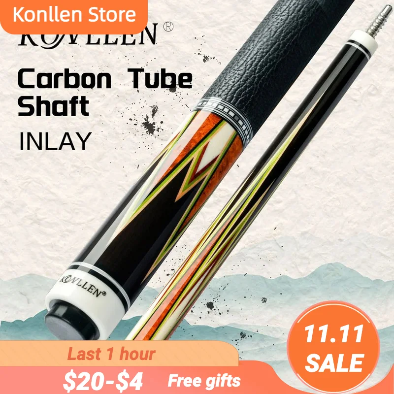 Бильярдный Кий KONLLEN с низким коэффициентом отклонения, бильярдный кий с инкрустацией из натурального дерева, содержащий углеродную трубку, технологический вал, бильярдный кий с кожаной ручкой
Бильярдный Кий KONLLEN с низким коэффициентом отклонения, бильярдный кий с инкрустацией из натурального дерева, содержащий углеродную трубку, технологический вал, бильярдный кий с кожаной ручкой