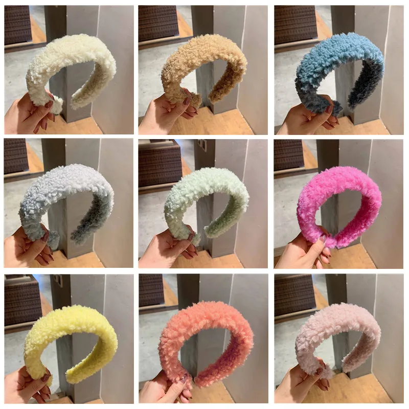 Warm Bright Colorful Lambswool Hairbands Sweet Wide-brimmed Plush Headband Hair Holder Hoops Women Girl Fashion Hair Accessories
Warm Bright Colorful Lambswool Hairbands Sweet Wide-brimmed Plush Headband Hair Holder Hoops Women Girl Fashion Hair Accessories