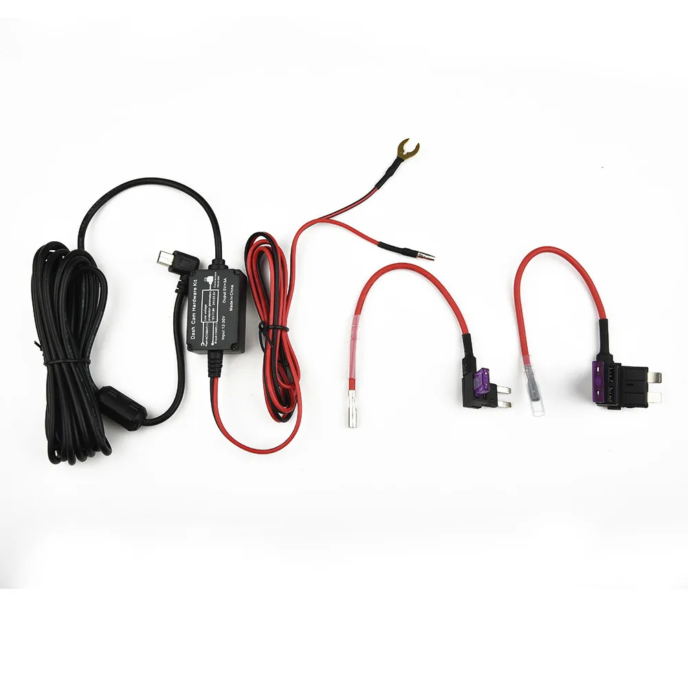 1Set Universal Hard Wire Fuse Box Car Auto Recorder Dash Cam Hard Wire Kit Mini USB 5vMini USB Camera Power Cable
1Set Universal Hard Wire Fuse Box Car Auto Recorder Dash Cam Hard Wire Kit Mini USB 5vMini USB Camera Power Cable