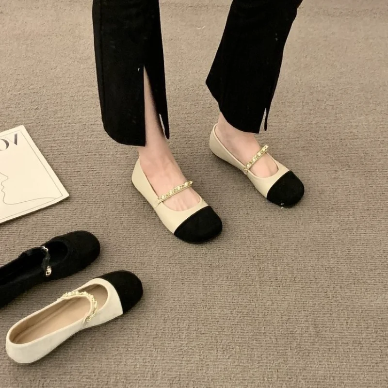 Moccasin Shoes Women Soft Mixed Colors Shallow Mouth Loafers With Fur Round Toe Female Footwear Pearl Decorateion Casual Sneaker
Moccasin Shoes Women Soft Mixed Colors Shallow Mouth Loafers With Fur Round Toe Female Footwear Pearl Decorateion Casual Sneaker