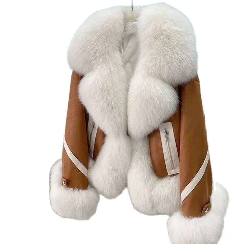 Fox-like Fur Online Celebrity Coat Female Short 2023 Autumn And Winter New Fashion Suede Warm High-end Temperament Coat Female 。
Fox-like Fur Online Celebrity Coat Female Short 2023 Autumn And Winter New Fashion Suede Warm High-end Temperament Coat Female 。