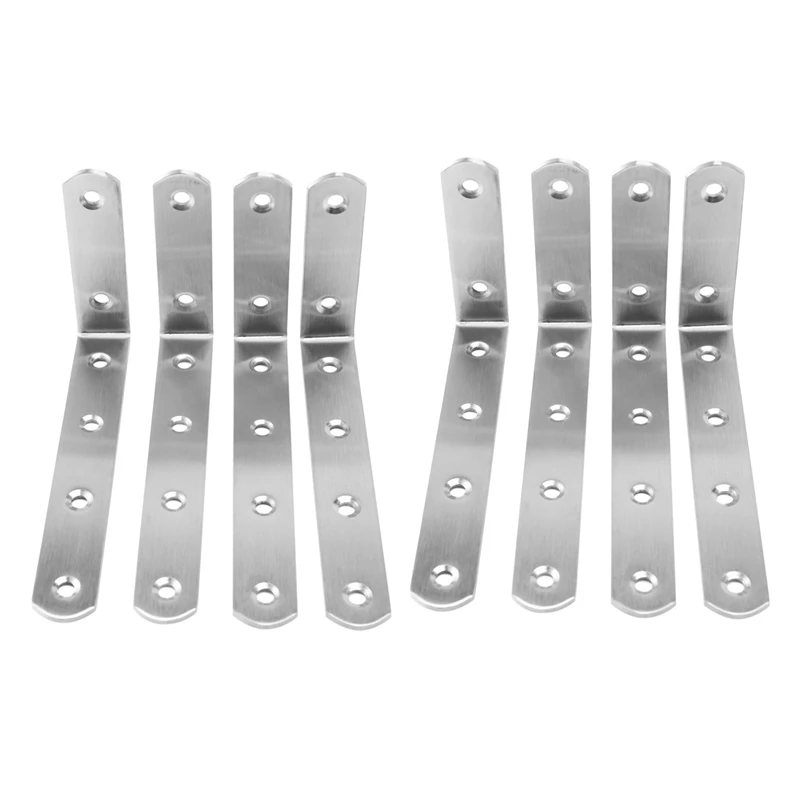 8Pcs Corner Brackets 3 X 5 Inch,Right Angle Bracket 304 Stainless Steel With Screws,L Shaped Brackets For Shelves
8Pcs Corner Brackets 3 X 5 Inch,Right Angle Bracket 304 Stainless Steel With Screws,L Shaped Brackets For Shelves