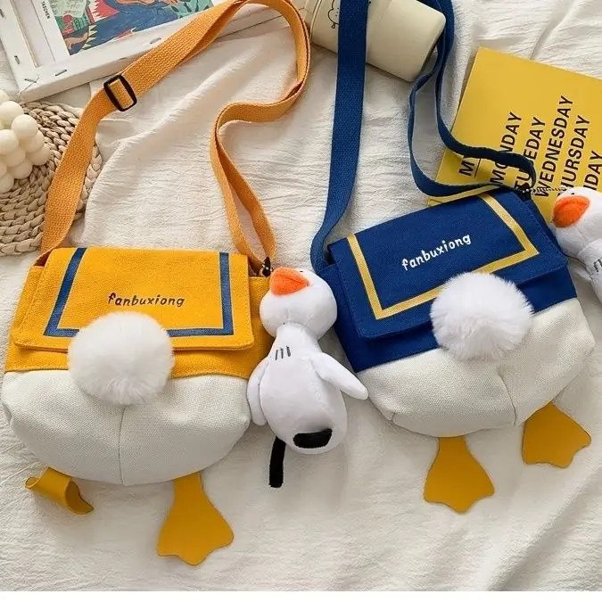 Duck Cute Little Bag New Trend Of Instagram Day Korean Girls Skew Cross Bag Students Versatile Cartoon Canvas 2023
Duck Cute Little Bag New Trend Of Instagram Day Korean Girls Skew Cross Bag Students Versatile Cartoon Canvas 2023