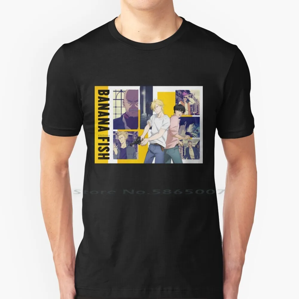 Banana Fish T Shirt 100% Cotton Katjabaric Banana Fish Ash Lynx Yellow Black Cute Manga Anime Eiji Okumura Ash X Eiji Aslan
Banana Fish T Shirt 100% Cotton Katjabaric Banana Fish Ash Lynx Yellow Black Cute Manga Anime Eiji Okumura Ash X Eiji Aslan