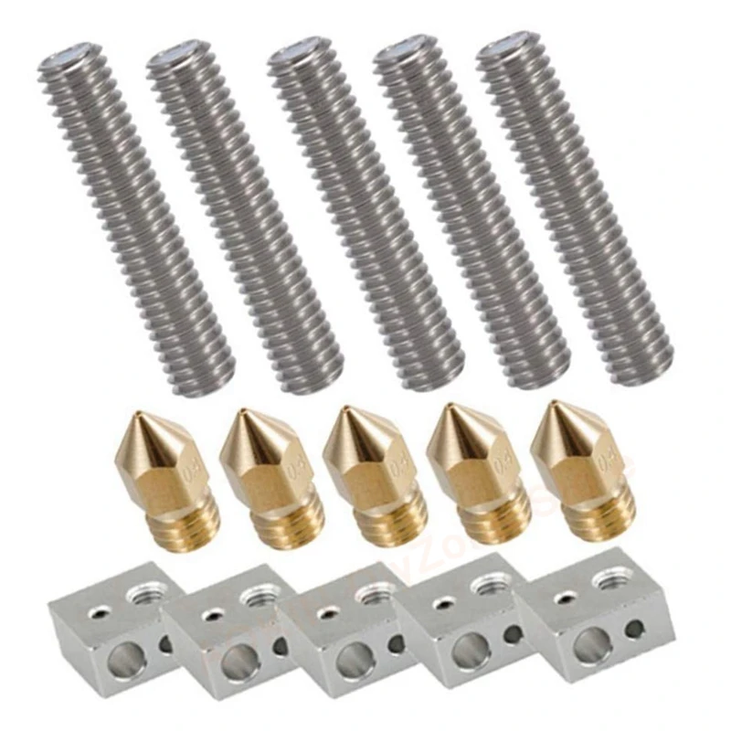 3D принтер MK8/MK7 0,4 мм, латунный экструдер, сопло, ГОРЛОВАЯ трубка длиной 30 мм, обогреватель блоков, Hotend комплект для Makerbot Prusa i3
3D принтер MK8/MK7 0,4 мм, латунный экструдер, сопло, ГОРЛОВАЯ трубка длиной 30 мм, обогреватель блоков, Hotend комплект для Makerbot Prusa i3