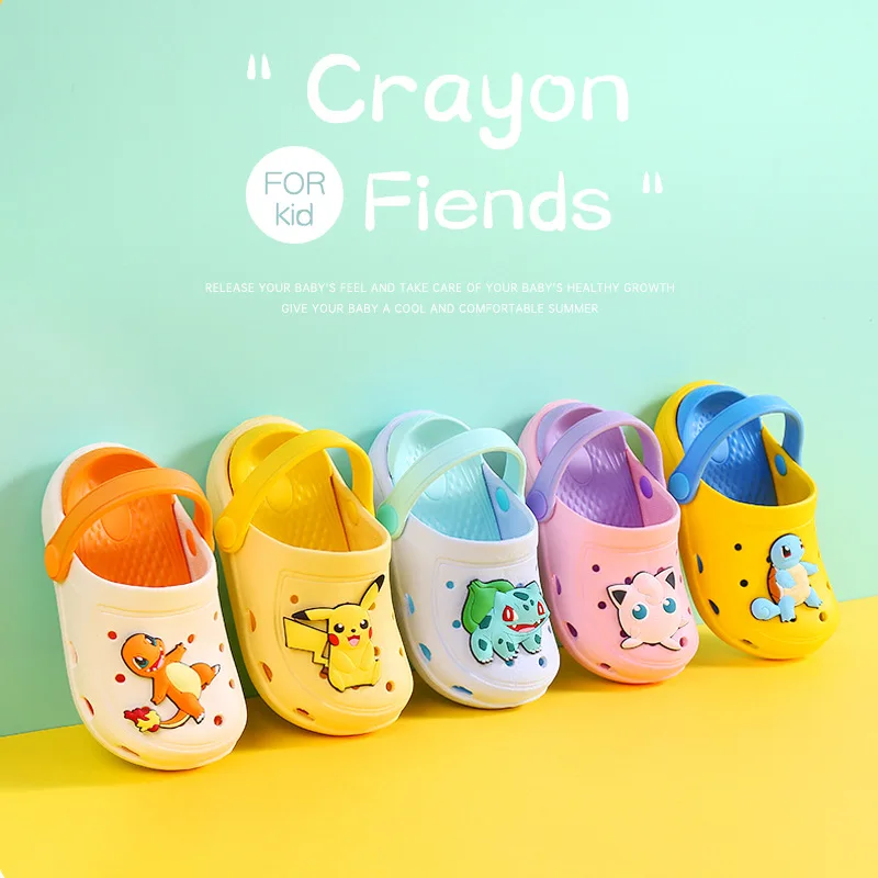 Pokémon Kids Shoes for Little Girl Sandles Pikachu Children Sneakers Baby Boy Sandals Cartoon Charmander Funny Slippers Non-slip
Pokémon Kids Shoes for Little Girl Sandles Pikachu Children Sneakers Baby Boy Sandals Cartoon Charmander Funny Slippers Non-slip
