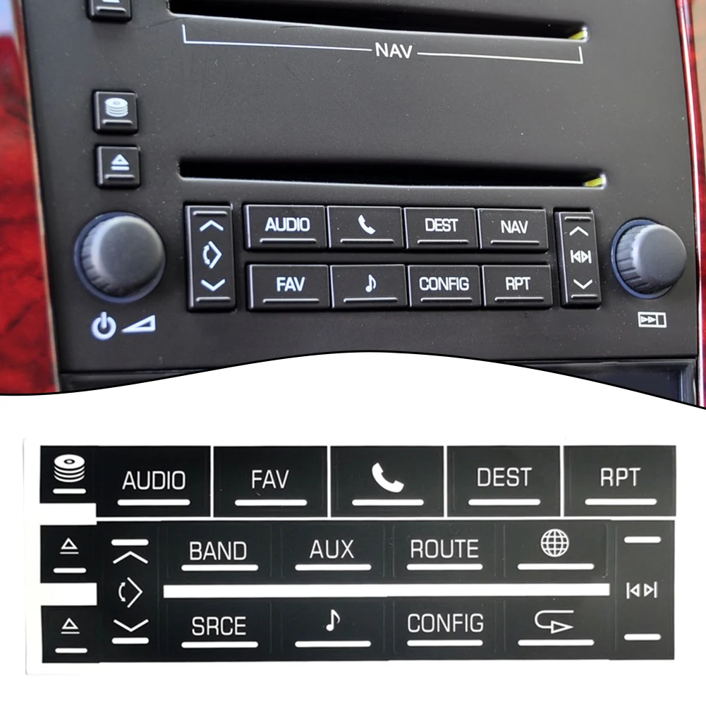 Car Button Repair Decal Sticker For Escalade ESV 2007-2014 High Grade Vinyl Stereo Radio Button Repair Decals Sticker Accessorie
Car Button Repair Decal Sticker For Escalade ESV 2007-2014 High Grade Vinyl Stereo Radio Button Repair Decals Sticker Accessorie