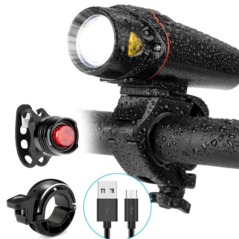 Bike Bicycle Light USB Rechargeable Set Road Bike Front Back Headlight Lamp Flashlight Cycling Light Cycling Accessories
Bike Bicycle Light USB Rechargeable Set Road Bike Front Back Headlight Lamp Flashlight Cycling Light Cycling Accessories