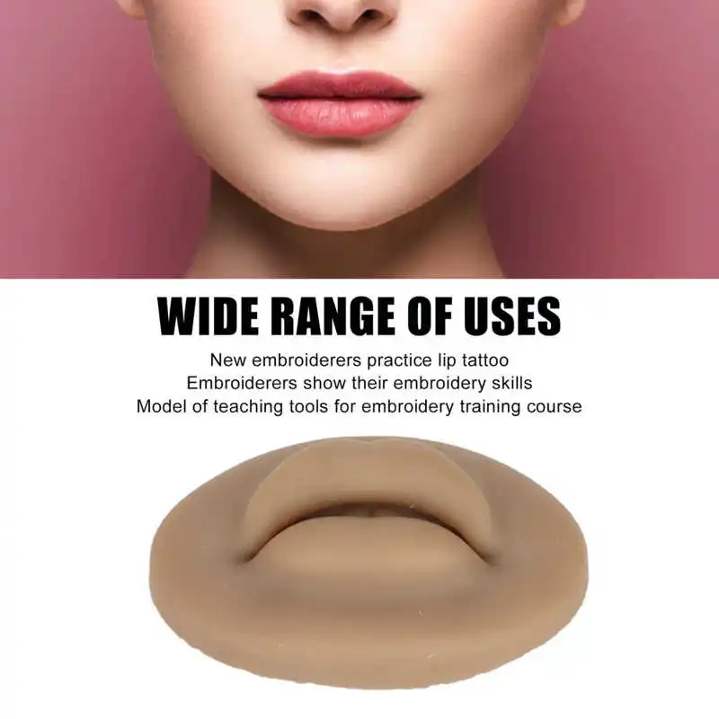 Tattoo Accessories 3D Silicone Lips Semi Permanent Soft Real Skin Touch Feeling Fake Lips for Microblading Training Eyelashes
Tattoo Accessories 3D Silicone Lips Semi Permanent Soft Real Skin Touch Feeling Fake Lips for Microblading Training Eyelashes