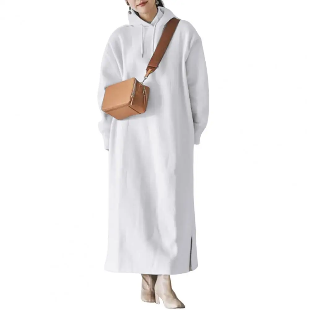 Popular Sweatshirt Dress Warm Hoodie Dress Thickened Winter Plus Size Warm Hooded Sweatshirt Long Dress Coldproof
Popular Sweatshirt Dress Warm Hoodie Dress Thickened Winter Plus Size Warm Hooded Sweatshirt Long Dress Coldproof