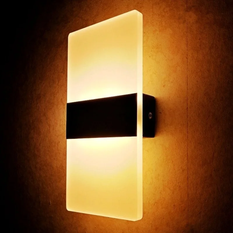 Modern Led Acrylic Wall Lamp AC85-265V Long Warm White Indoor Lighting Home Bedroom Bedding Room Living Room Indoor Wall Lights
Modern Led Acrylic Wall Lamp AC85-265V Long Warm White Indoor Lighting Home Bedroom Bedding Room Living Room Indoor Wall Lights