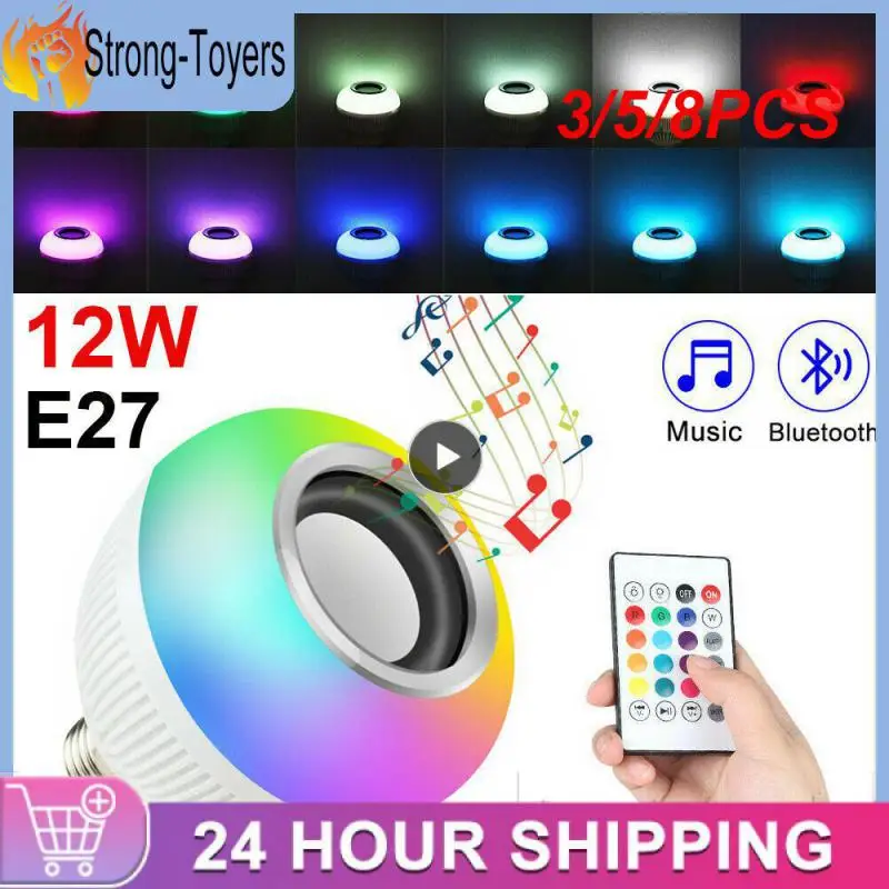3/5/8 шт. Регулируемая лампочка 12 Вт, музыкальная умная лампочка высокого качества E27, светодиодная лампочка, энергосберегающая
3/5/8 шт. Регулируемая лампочка 12 Вт, музыкальная умная лампочка высокого качества E27, светодиодная лампочка, энергосберегающая