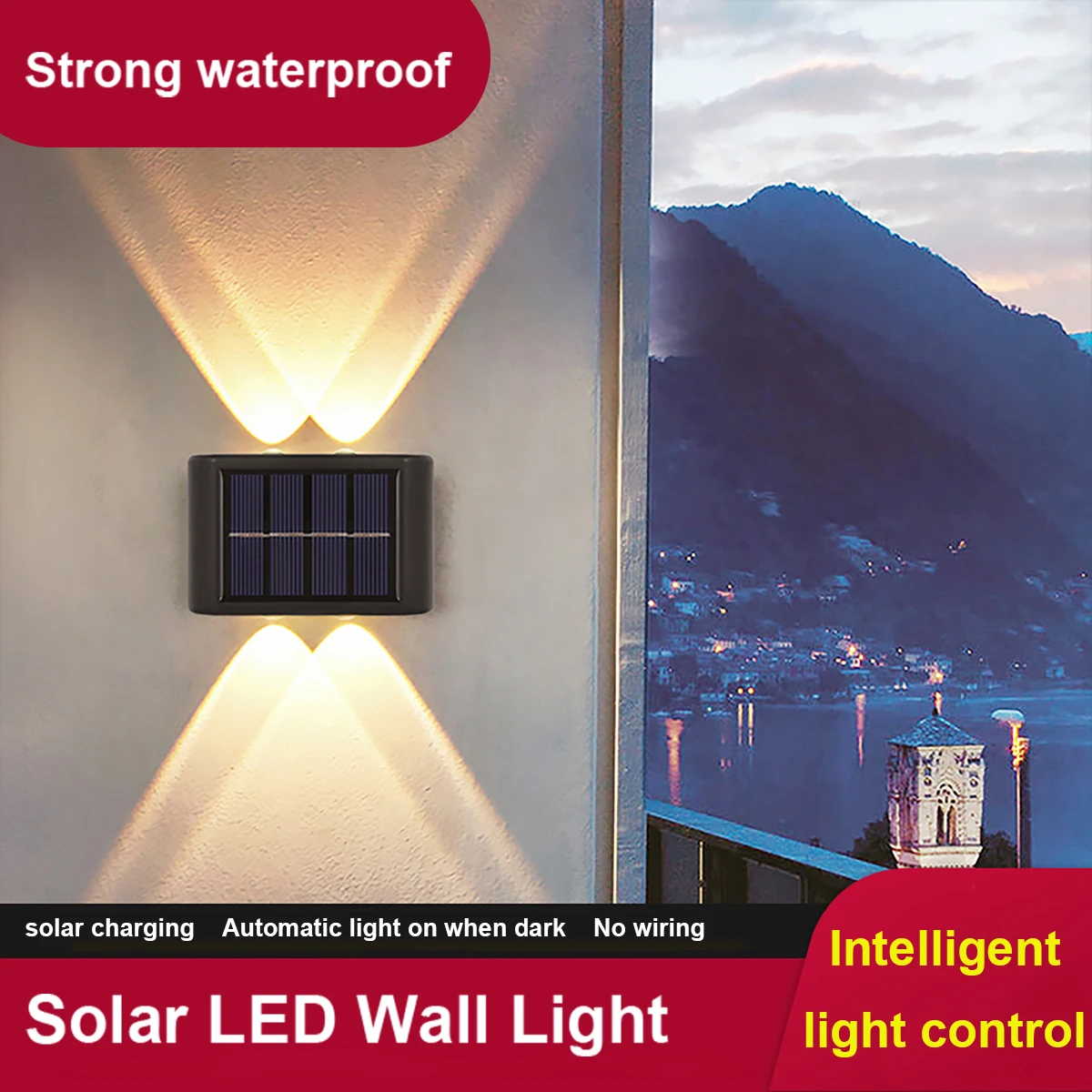 Solar Wall Lamp Outdoor Waterproof Up And Down Luminous Lighting Solar Outdoor Courtyard Lamp Household Wall Lamp solar light
Solar Wall Lamp Outdoor Waterproof Up And Down Luminous Lighting Solar Outdoor Courtyard Lamp Household Wall Lamp solar light