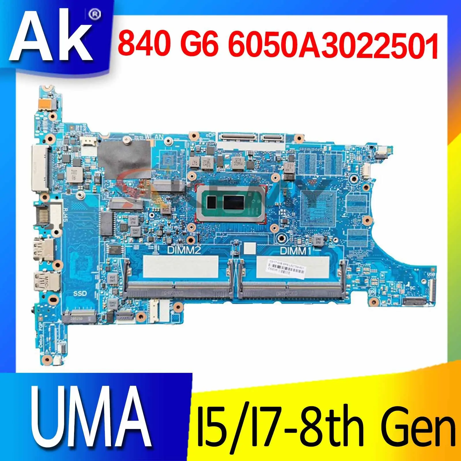 Материнская плата для ноутбука HP ZBook 15u 840 G6 850 G6 HSN-I24C, материнская плата 6050A3022501 с процессором I5 I7 8-го поколения UMA
Материнская плата для ноутбука HP ZBook 15u 840 G6 850 G6 HSN-I24C, материнская плата 6050A3022501 с процессором I5 I7 8-го поколения UMA