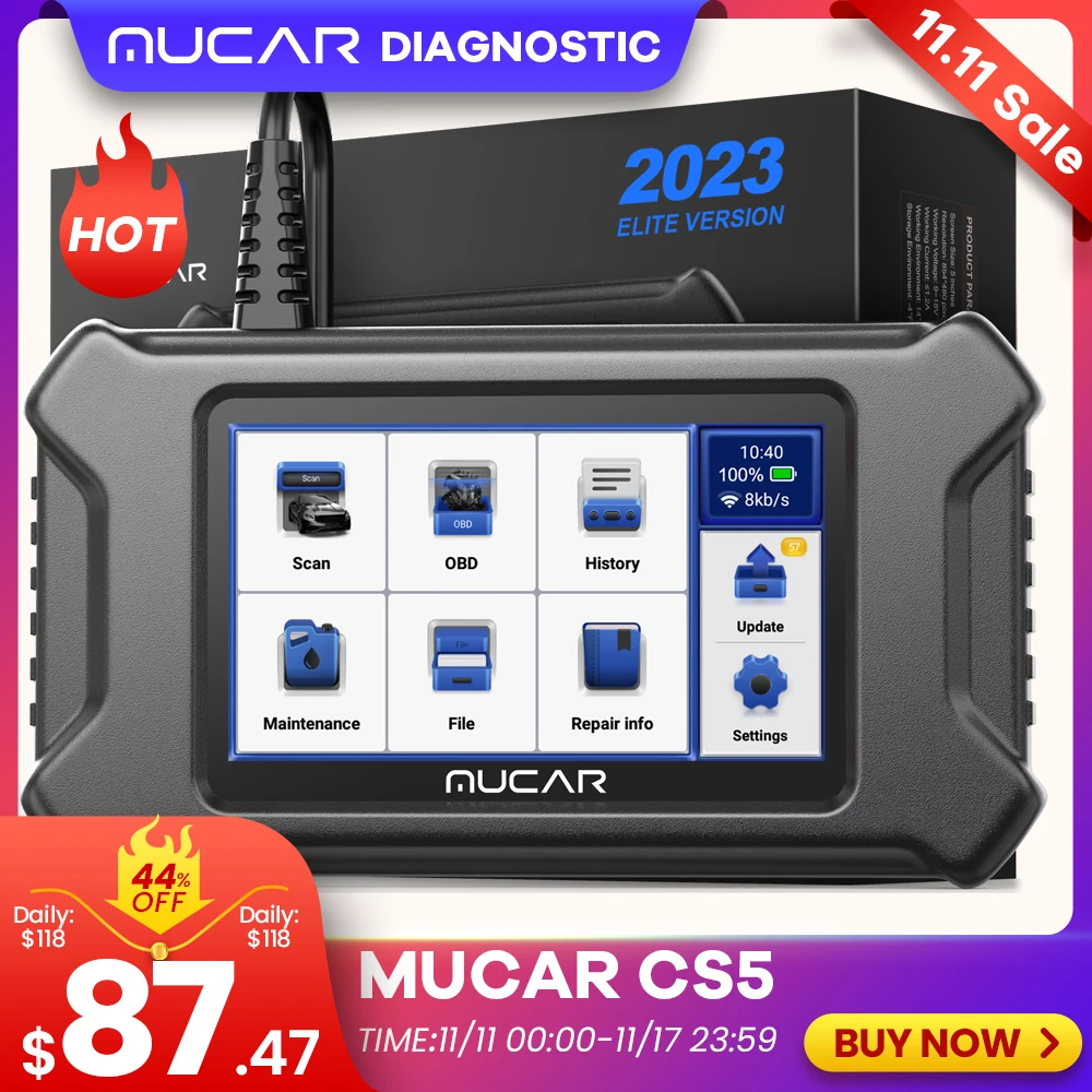 Диагностический инструмент MUCAR CS5 OBD2, ECM TCM ABS SRS BCM, автомобильные инструменты, справочный Автомобильный инструмент, бессрочное обновление
Диагностический инструмент MUCAR CS5 OBD2, ECM TCM ABS SRS BCM, автомобильные инструменты, справочный Автомобильный инструмент, бессрочное обновление