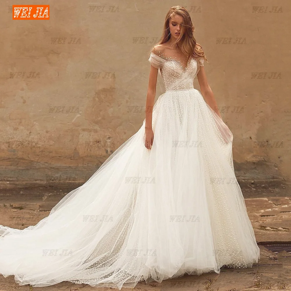 WEIJIA 2022 Wedding Dress For Women Floor Length Short Sleeves Princess Charming Elegant Bridal Gowns Vestidos De Novia
WEIJIA 2022 Wedding Dress For Women Floor Length Short Sleeves Princess Charming Elegant Bridal Gowns Vestidos De Novia