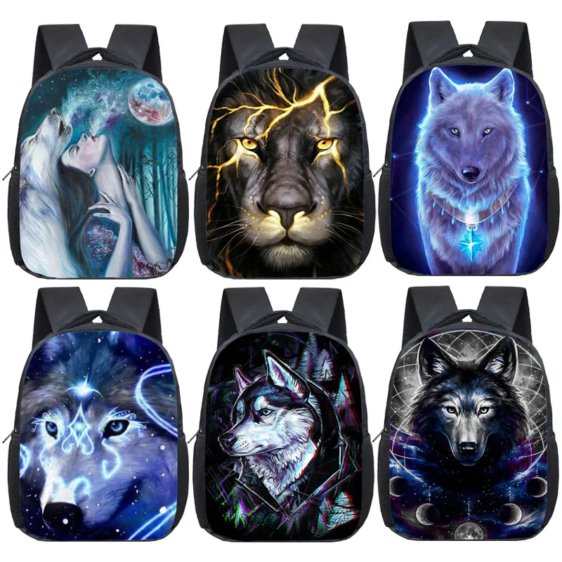 Cool 3D Animal Lion Wolf Backpack kindergarte Rucksack Kids Bookbags Mochila Children School Bag for Boys Girls School Backpacks
Cool 3D Animal Lion Wolf Backpack kindergarte Rucksack Kids Bookbags Mochila Children School Bag for Boys Girls School Backpacks