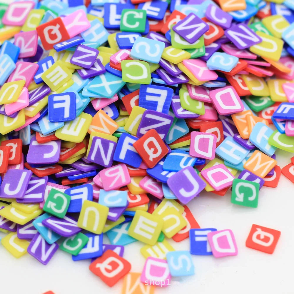 100g Letter Slice Soft Clay Polymers 5mm Hot Clay Sprinkles for Crafts Phone Decoration Scrapbooking DIY Crystal Mud Filling
100g Letter Slice Soft Clay Polymers 5mm Hot Clay Sprinkles for Crafts Phone Decoration Scrapbooking DIY Crystal Mud Filling