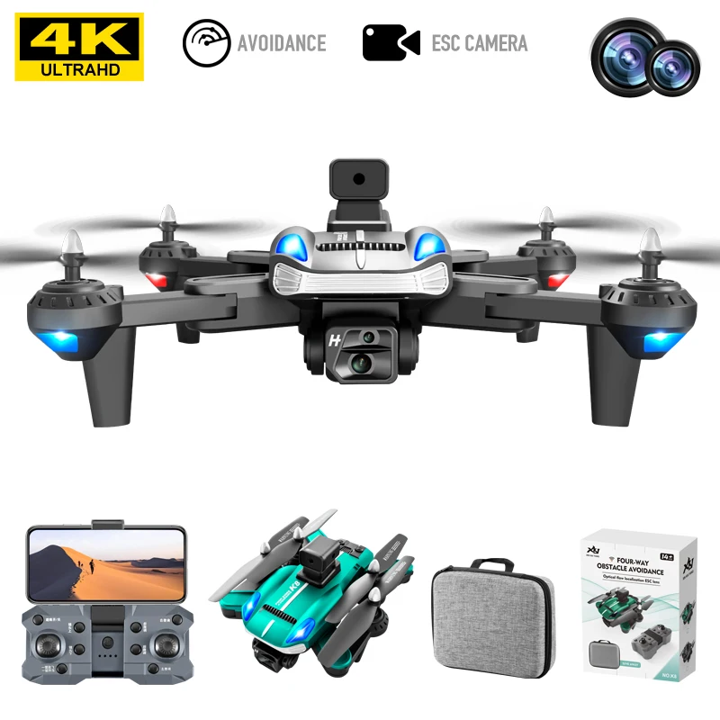 Квадрокоптер K8 Rc 4K профессиональный HD ESC с функцией обхода препятствий 
Квадрокоптер K8 Rc 4K профессиональный HD ESC с функцией обхода препятствий