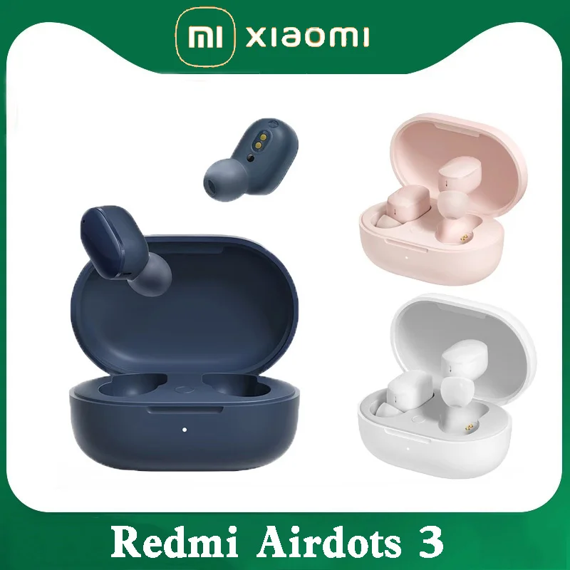 Original Xiaomi Redmi Airdots 3 Earbuds True Wireless Earphone Bluetooth 5.0 Noise Reductio Headset With Mic Free Shipping
Original Xiaomi Redmi Airdots 3 Earbuds True Wireless Earphone Bluetooth 5.0 Noise Reductio Headset With Mic Free Shipping