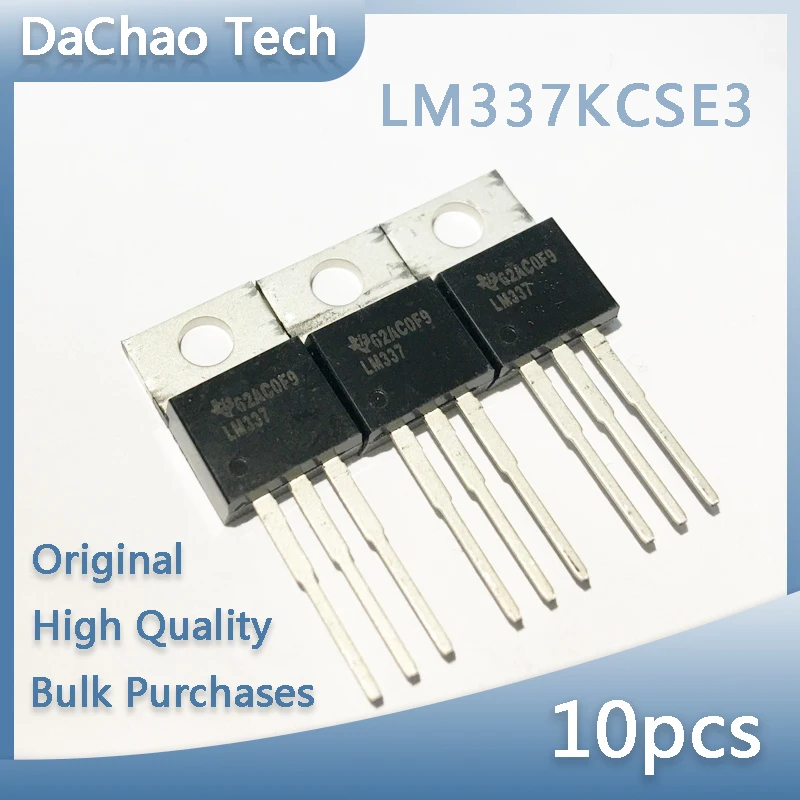 10pcs LM337 LM337KCSE3 1.5A TI Adjustable Three-Terminal Regulator Transistor TO-220 Original New
10pcs LM337 LM337KCSE3 1.5A TI Adjustable Three-Terminal Regulator Transistor TO-220 Original New
