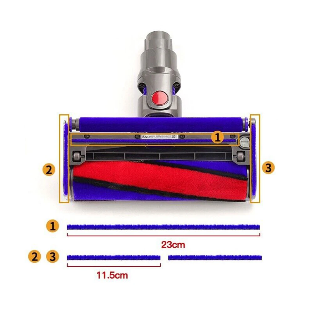 Bottom Strip Plush Strip Felt Strip For Dyson V6 V7 V8 V10 V11 VA9V5 Robotic Vacuum Cleaner PartsPlush Soft Pile Roller Sliver
Bottom Strip Plush Strip Felt Strip For Dyson V6 V7 V8 V10 V11 VA9V5 Robotic Vacuum Cleaner PartsPlush Soft Pile Roller Sliver