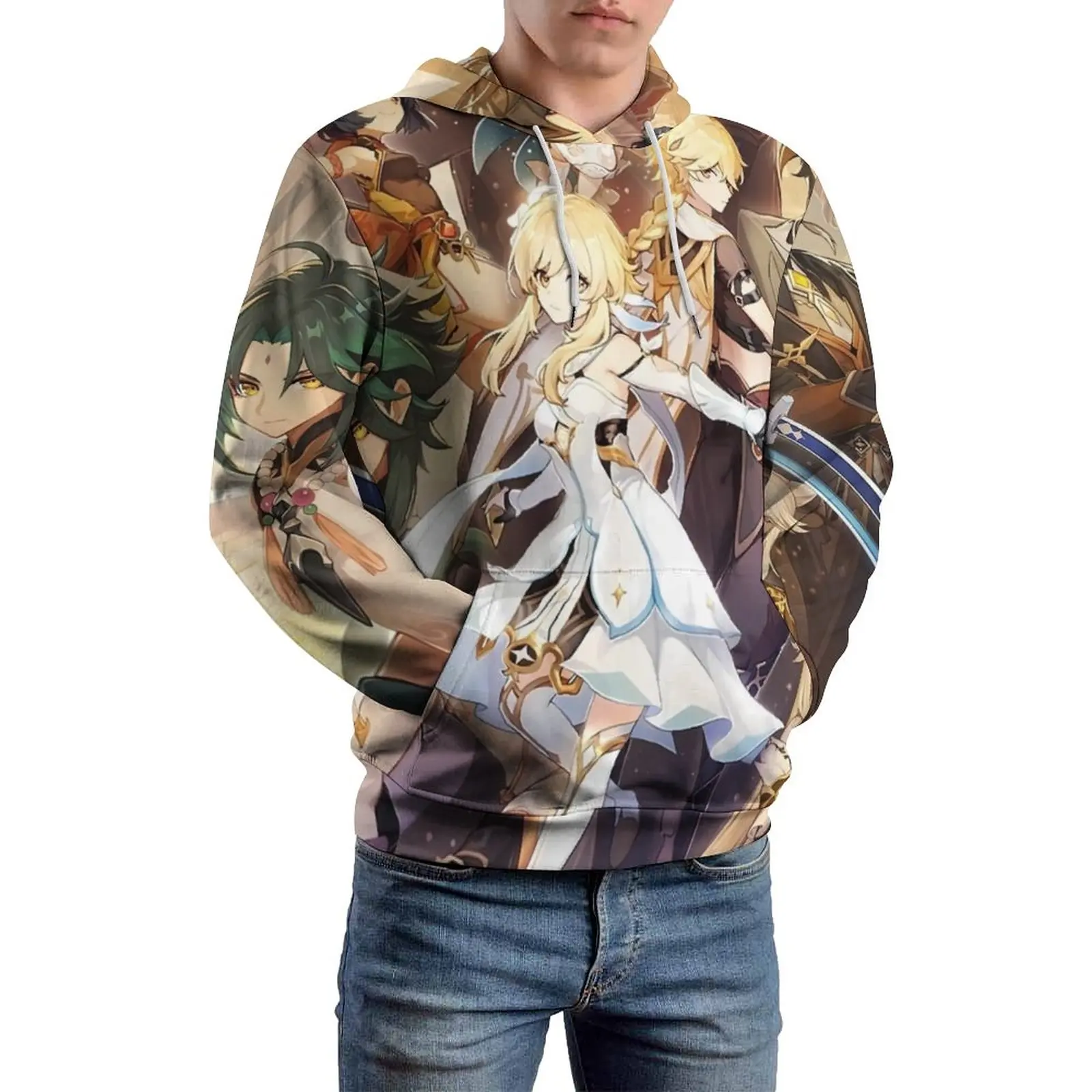 Genshin Impact Casual Hoodies Anime Print Loose Hoodie Men Long-Sleeve Funny Graphic Clothing Birthday Present
Genshin Impact Casual Hoodies Anime Print Loose Hoodie Men Long-Sleeve Funny Graphic Clothing Birthday Present