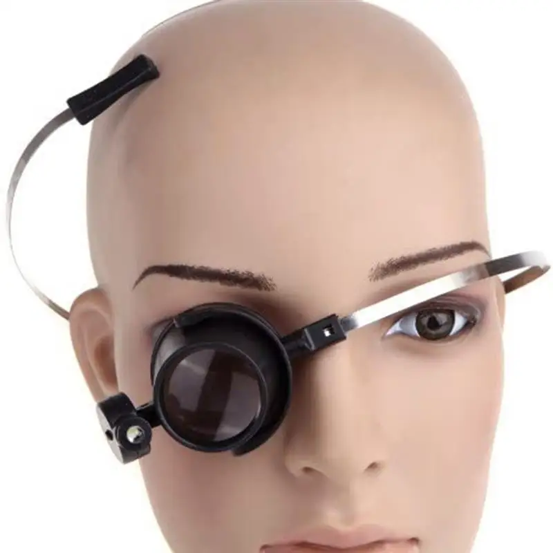 Eye-piece 15X Magnifier Loupe Lens Headband Magnifying Glass Jeweler Watch Repair Magnifier with LED Eye Loupe
Eye-piece 15X Magnifier Loupe Lens Headband Magnifying Glass Jeweler Watch Repair Magnifier with LED Eye Loupe