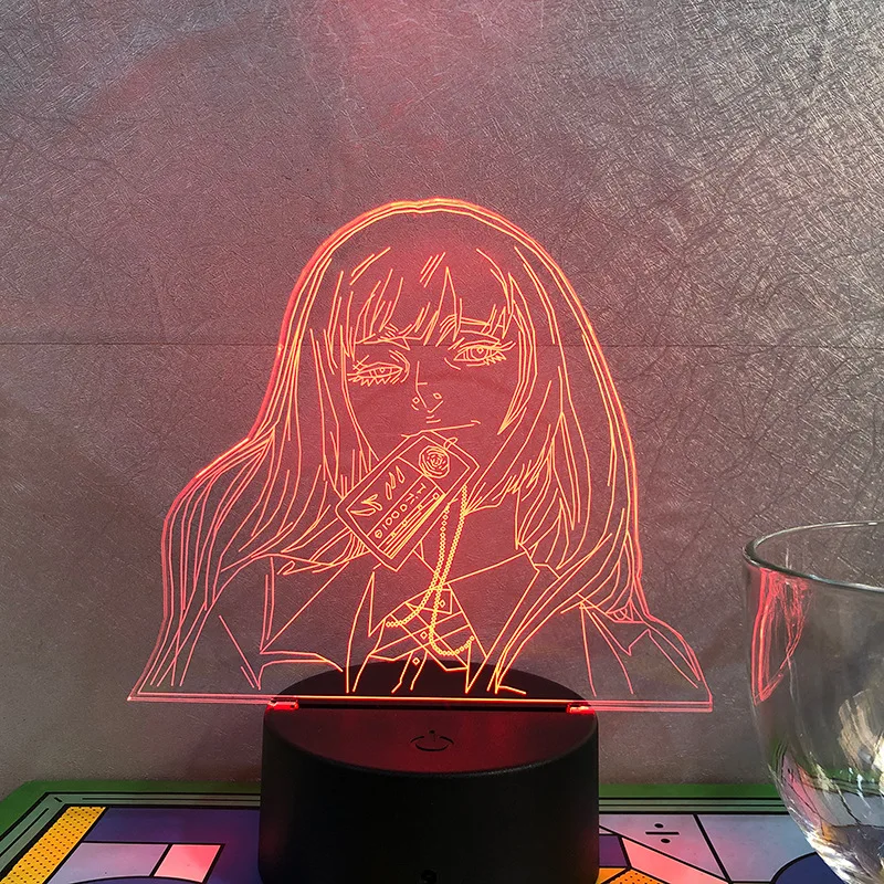 Japan Animation Nightlight Yumeko Jabami 3D Illusion Lamp for Room Decoration Bedside Touch Light LED Neon Lighting Child Gifts
Japan Animation Nightlight Yumeko Jabami 3D Illusion Lamp for Room Decoration Bedside Touch Light LED Neon Lighting Child Gifts