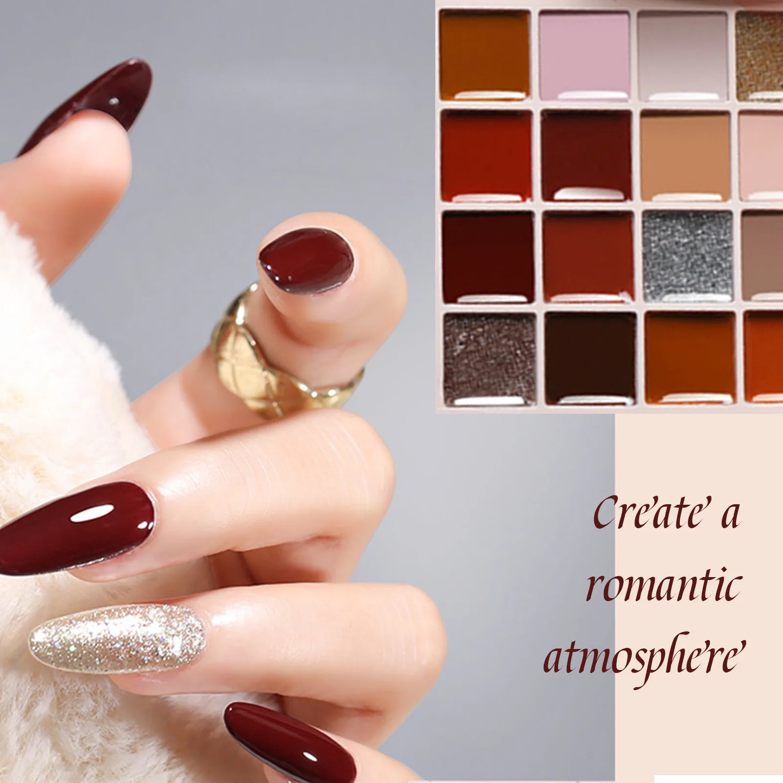 16 Colors Solid Nail Polish Palette 16 Colors Solid Cream Gel Nail Polish Palette Nail Polish Gel Manicure Kit For Nail Art DIY
16 Colors Solid Nail Polish Palette 16 Colors Solid Cream Gel Nail Polish Palette Nail Polish Gel Manicure Kit For Nail Art DIY
