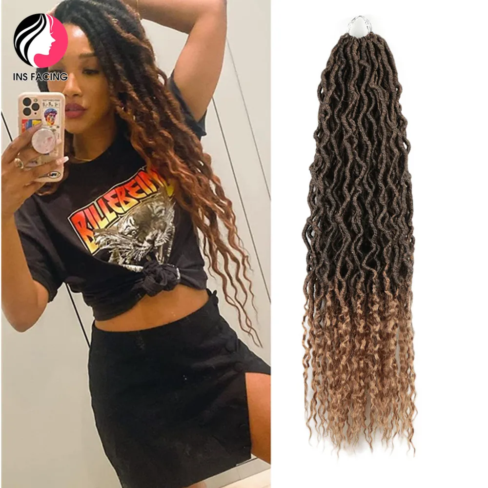 INS FACING Synthetic Hair Goddess Large Chana Locs 28Inch PreLooped Dreadlocks Wavy Extensions High Temperature Fiber
INS FACING Synthetic Hair Goddess Large Chana Locs 28Inch PreLooped Dreadlocks Wavy Extensions High Temperature Fiber