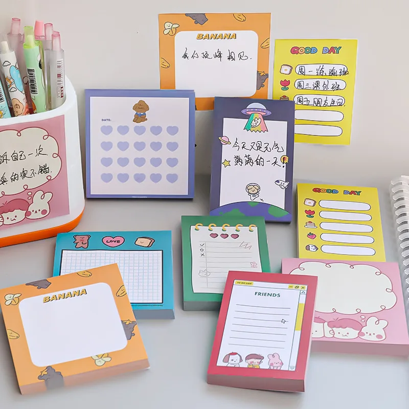 Korean Ins Cute Sticky Notes Student Message Cartoon Bear N Times Stickers Learning Office Memo Pads Kawaii Decor Stationery Tag
Korean Ins Cute Sticky Notes Student Message Cartoon Bear N Times Stickers Learning Office Memo Pads Kawaii Decor Stationery Tag