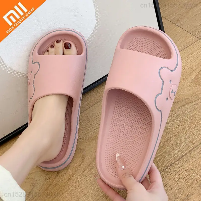 Xiaomi Summer Slippers Women Men's Indoor Slippers Non-slip Soft Household Couple Cartoon Flip Flops Bear Beach Sandals Shoes
Xiaomi Summer Slippers Women Men's Indoor Slippers Non-slip Soft Household Couple Cartoon Flip Flops Bear Beach Sandals Shoes