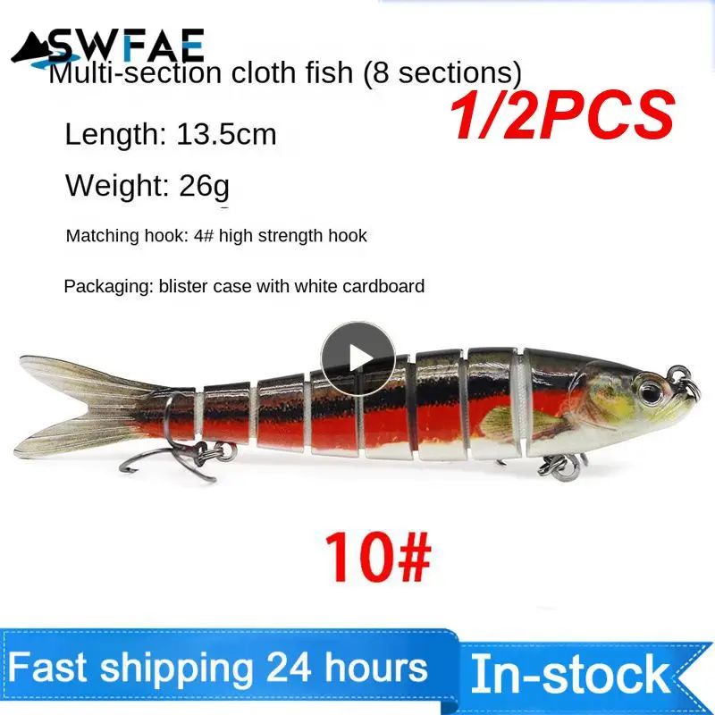 1/2PCS Proaovao 7-19g Swimbait Pike Wobblers Crankbait Fishing Lure Multi Jointed Hard Bait Musky Sinking Isca 
1/2PCS Proaovao 7-19g Swimbait Pike Wobblers Crankbait Fishing Lure Multi Jointed Hard Bait Musky Sinking Isca