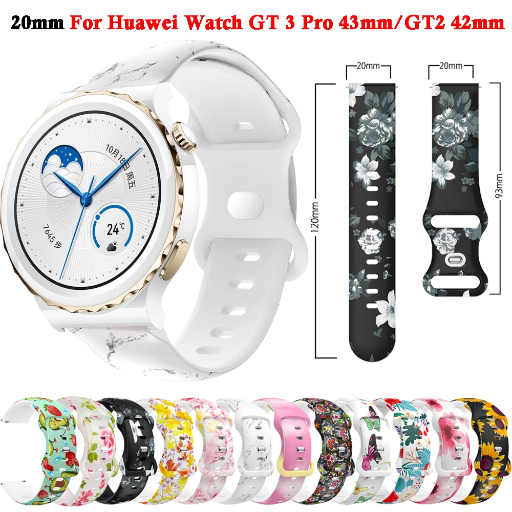 20mm Silicone Watch Band For Huawei Watch GT 3 Pro 43mm GT2 GT3 42mm Strap Women Honor Magic 2 ES Smartwatch Wristband Bracelet
20mm Silicone Watch Band For Huawei Watch GT 3 Pro 43mm GT2 GT3 42mm Strap Women Honor Magic 2 ES Smartwatch Wristband Bracelet