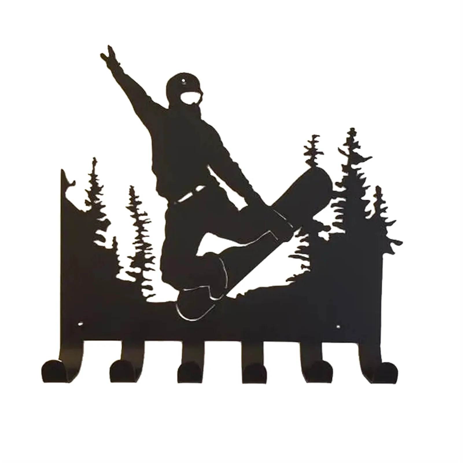 Ski Metal Wall Decor Skier Rack Multipurpose Snowsports Key Holder Hook for Home Living Room Bedroom Easy Installation E7
Ski Metal Wall Decor Skier Rack Multipurpose Snowsports Key Holder Hook for Home Living Room Bedroom Easy Installation E7