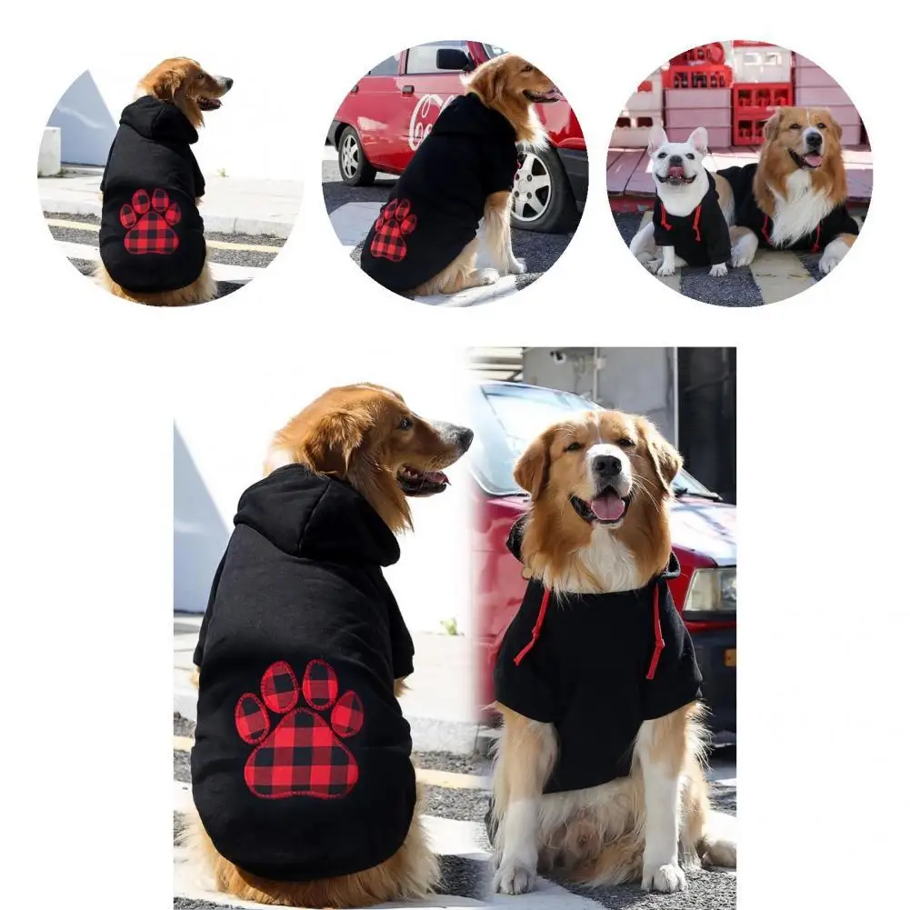 Cute Dog Two-legged Hooded Overcoat Lovely Pet Sweater Plaid Love Heart Pattern for Small Medium Large Dogs
Cute Dog Two-legged Hooded Overcoat Lovely Pet Sweater Plaid Love Heart Pattern for Small Medium Large Dogs