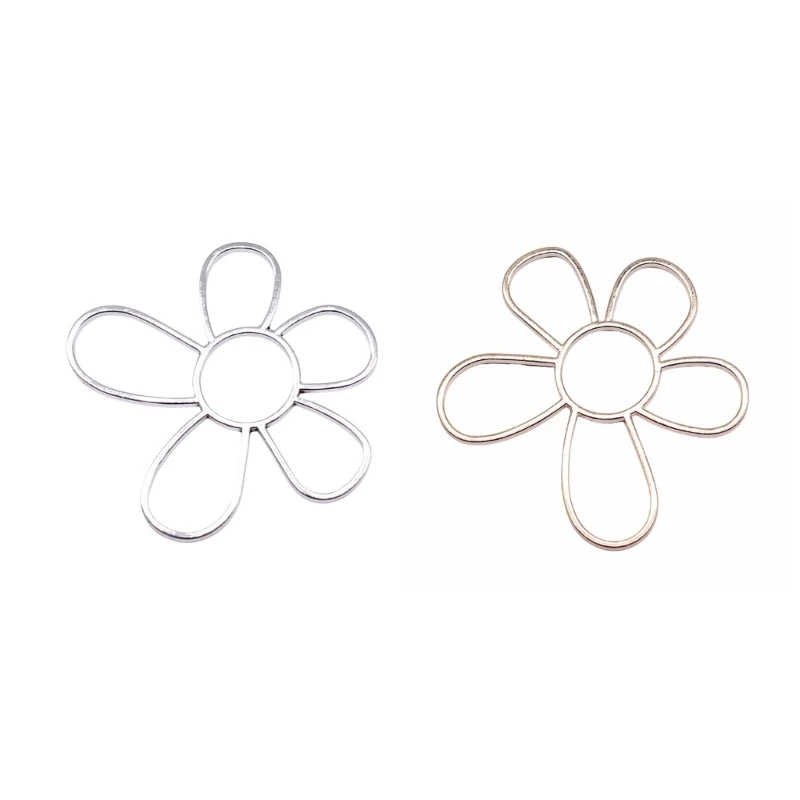 Large Hollow Flower Pendant for DIY Crafts Jewelry Making 48x42mm Silver/Gold Color Retro Open Flower Pendants K3KF
Large Hollow Flower Pendant for DIY Crafts Jewelry Making 48x42mm Silver/Gold Color Retro Open Flower Pendants K3KF