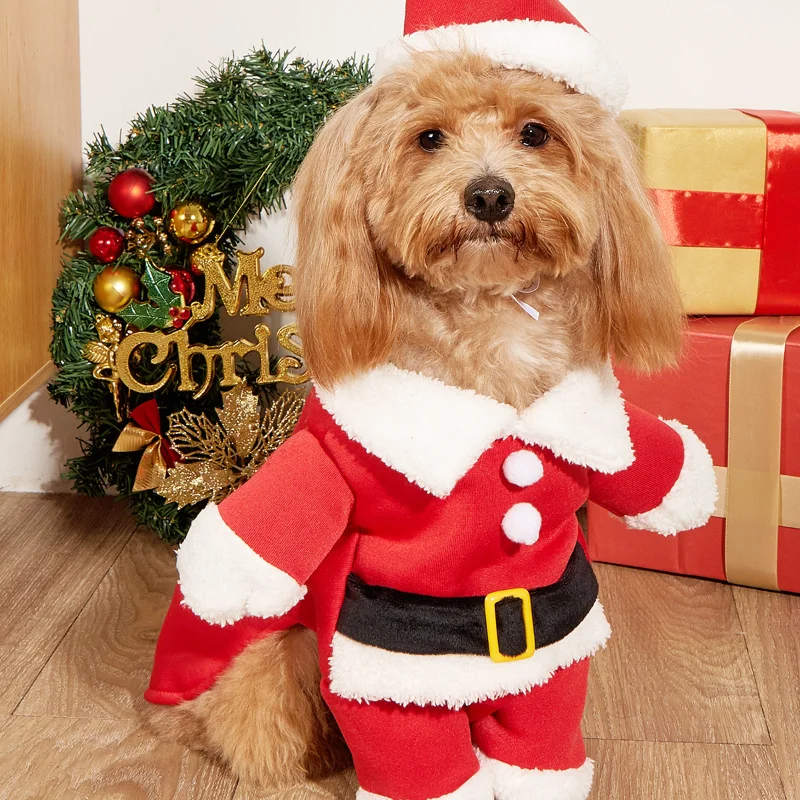 Pet Dog Christmas Clothes Santa Claus Dog Costume Winter Puppy Pet Cat Coat Jacket Dog Suit with Cap Warm Clothing For Dogs Cats
Pet Dog Christmas Clothes Santa Claus Dog Costume Winter Puppy Pet Cat Coat Jacket Dog Suit with Cap Warm Clothing For Dogs Cats