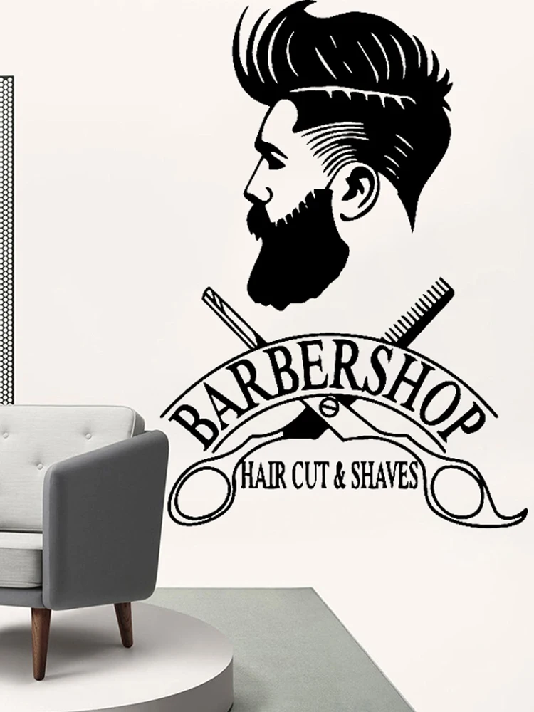 Barbershop Barber Wall Sticker Barber Store Vinyl Decal Window Decoration Quote Haircut Shaves Decals Comb Art Mural Wallpaper
Barbershop Barber Wall Sticker Barber Store Vinyl Decal Window Decoration Quote Haircut Shaves Decals Comb Art Mural Wallpaper