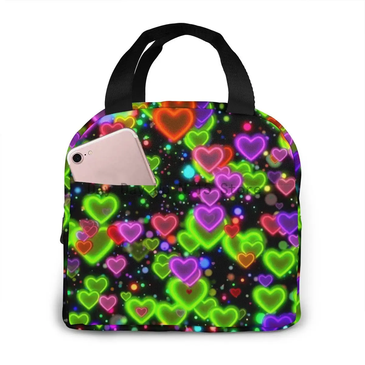 Pink Hearts Fashion Canvas Lunch Bag Thermal Food Picnic Lunch Bags for Women Kids Men Cooler Lunch Box Bag Tote 
Pink Hearts Fashion Canvas Lunch Bag Thermal Food Picnic Lunch Bags for Women Kids Men Cooler Lunch Box Bag Tote
