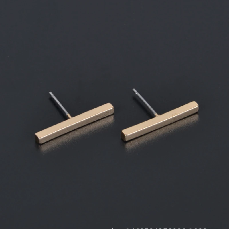 New 1 Pair Type Simple Earrings Simple and Stylish Men's Women's Tiny Stainless Steel T-Shape Stud Earrings Tragus Earrings
New 1 Pair Type Simple Earrings Simple and Stylish Men's Women's Tiny Stainless Steel T-Shape Stud Earrings Tragus Earrings